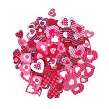 FOAM CRAFT ADHESIVE SHAPES - HEARTS PACK 120