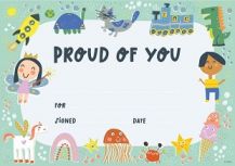 MERIT CERTIFICATE - KID-DRAWN DOODLES (35)