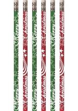 PENCIL:- CHRISTMAS GLITTERS (10) MP070