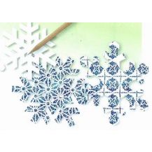 SCRATCH ART - SNOWFLAKES 30'S