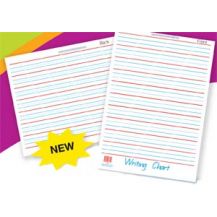 LAMINATED WRITING CHART A2 D/SIDED